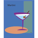 Martini in Blue